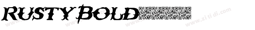 Rusty Bold字体转换